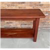 Image 8 : Custom Made Redwood Hall Table