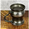 Image 3 : 19th Century English Pewter Quartern Gill Measure