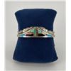 Image 1 : Zuni Indian Sterling Multi Stone Inlay Bracelet