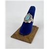 Image 1 : Navajo Sterling Silver Turquoise Ring