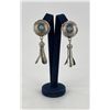 Navajo Sterling Silver Squash Blossom Earrings