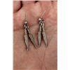 Navajo Sterling Silver Feather Earrings