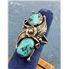 Image 1 : Navajo Sterling Silver Turquoise Ring