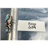 Image 3 : Navajo Sterling Silver Turquoise Ring