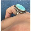 Image 3 : Exceptional Navajo Sterling Silver Turquoise Ring