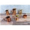 Image 2 : Collection of Copper Pitchers Measures Cups Pots