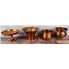 Image 1 : Collection of Copper Flower Pots and Compote