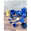 Image 2 : Collection of Enamelware Camping Dishes