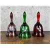 Image 1 : Collection of Painted Glass Fenton Bells