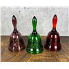 Image 2 : Collection of Painted Glass Fenton Bells