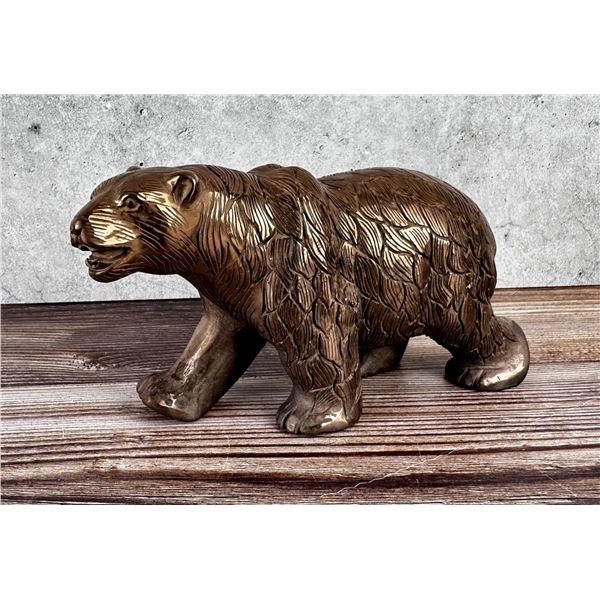 Carved Burmese Jade Bear