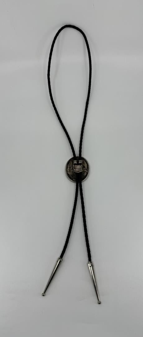 Western Cowboy Rodeo Bull Riding Bolo Tie