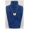 Image 1 : Sterling Silver Butterfly Necklace