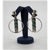 Image 1 : Zuni Sterling Silver Turquoise Earrings