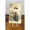 Image 1 : Lady & Dog French RPPC Photo Postcard