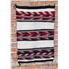 Image 2 : Navajo Indian Saddle Blanket Rug
