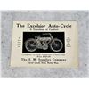 Image 1 : 1909 The Excelsior Auto Cycle Motorcycle Catalog