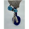 Image 2 : Elvis Nelson Navajo Sterling Turquoise Pendant