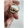 Image 4 : 10K Gold Blue Spinel Ring