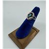Image 2 : Navajo Sterling Silver Turquoise Ring