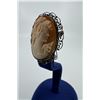 Image 2 : Victorian Sterling Silver Shell Cameo Brooch