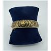 Image 1 : Damascene Inlay Hinged Bracelet