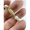 Image 4 : Cultured Pearl Necklace 14k Gold Clasp