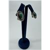 Image 3 : Navajo Sterling Silver Turquoise Earrings