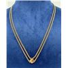 Image 1 : Victorian 7k and 10k Gold Pocket Watch Slide Chain