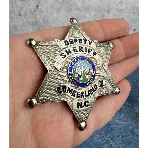 Cumberland County North Carolina Sheriff Badge