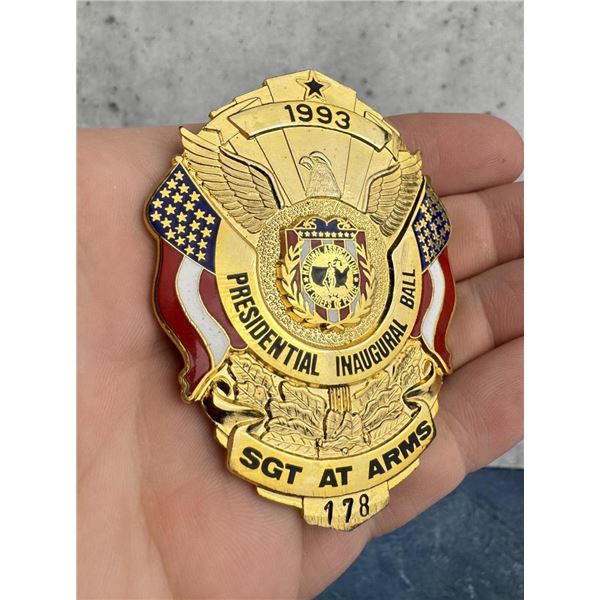 1993 Presidential Inaugural Ball Badge