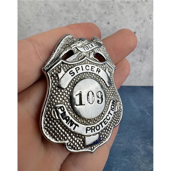 Spicer Plant Protection Badge Toledo Ohio