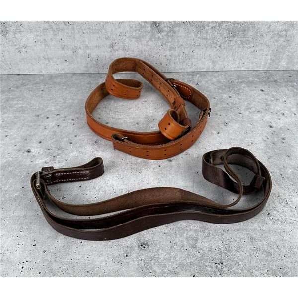 Military Style Leather Rifle Slings