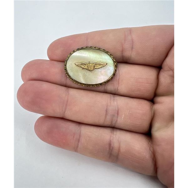WWI WW1 US Army Aviator Sweetheart Brooch