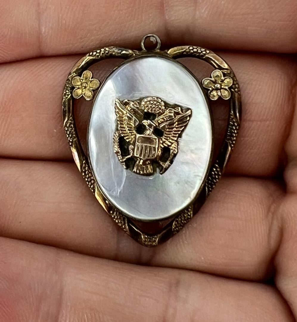 WW2 Sterling Silver US Army Sweetheart Locket