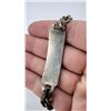 Image 4 : WW2 Sterling Silver Identification Bracelet