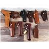 Image 1 : Collection of Leather Pistol Holsters