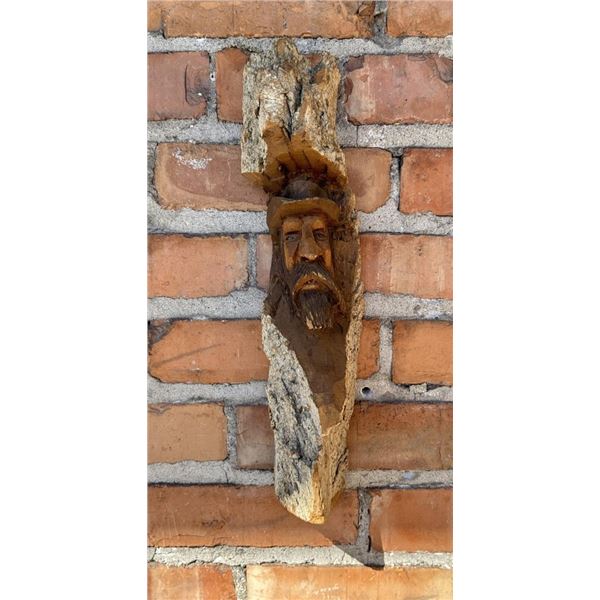 William Taylor Montana Cottonwood Cowboy Carving