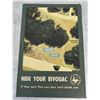 WW2 US Army Hide Your Bivouac Poster