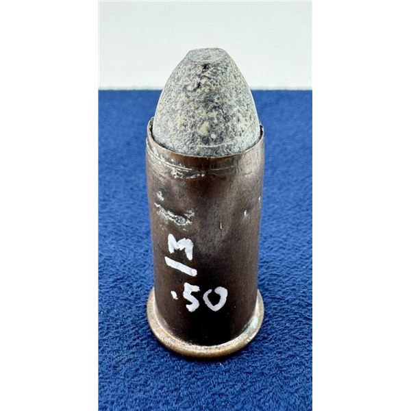 50 Caliber Maynard Flat Nose Brass Cartridge