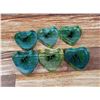 Image 2 : Lucite Acrylic Heart Shaped Bee Paperweights