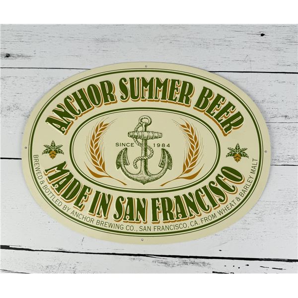 Anchor Summer Beer Sign