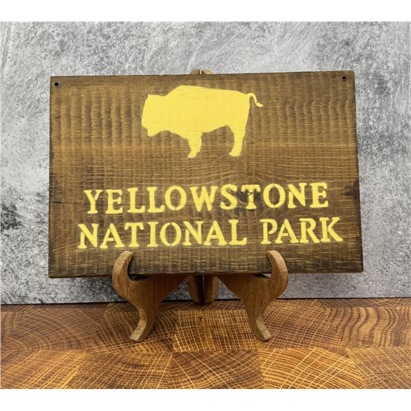 Yellowstone National Park Sign