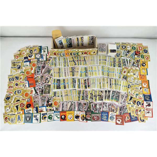 Large Collection Of NFL Football Cards & Stickers