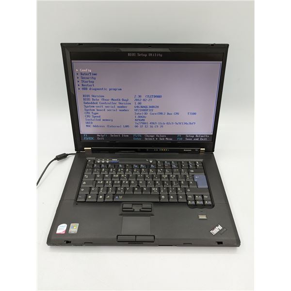 Lenovo ThinkPad T61 Laptop - SKU 5795