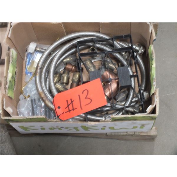 Box Of fittings & Flex Hose