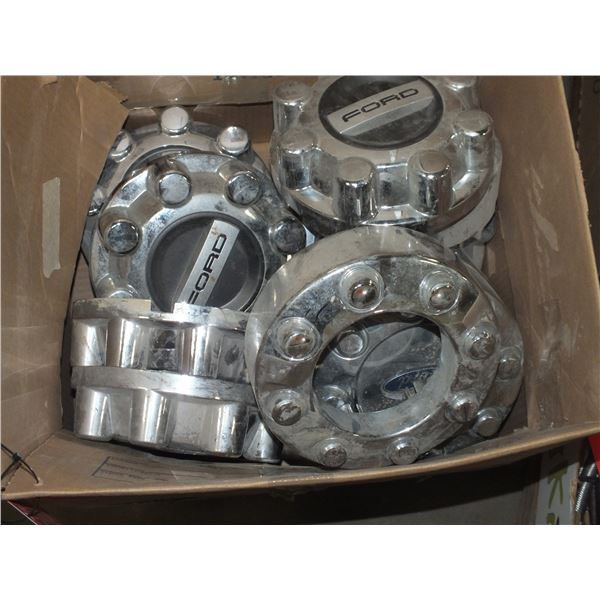 Box Of Hub Cap Covers For Trucks