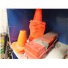 Image 1 : 25 Small Orange Cones & 3 Roadside Triangle's