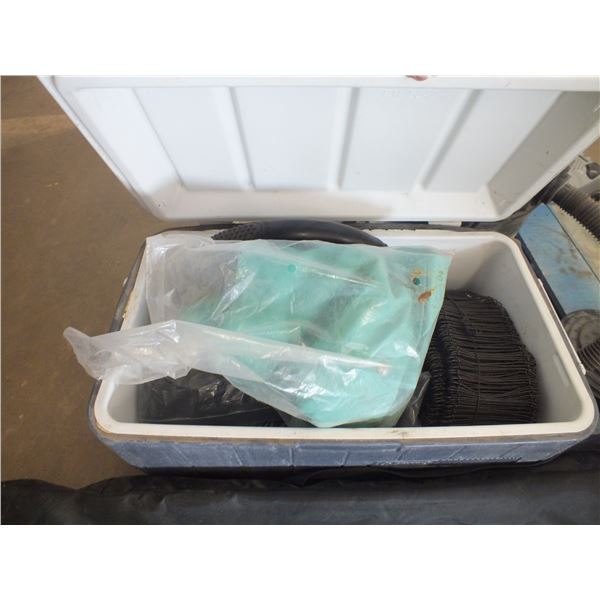 Cooler w/ Rebar Ties / Misc
