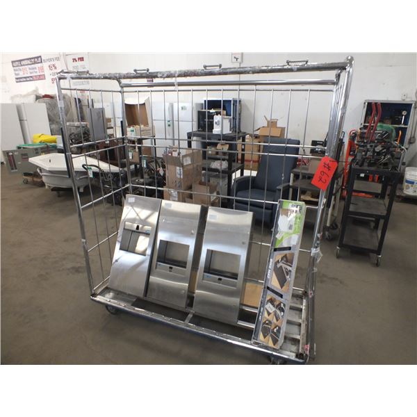 stainless Steel Storage Rack On Wheels